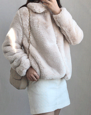 zinem made fur jacket  (4color)