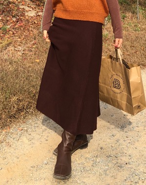 audrey knit skirt (2color)